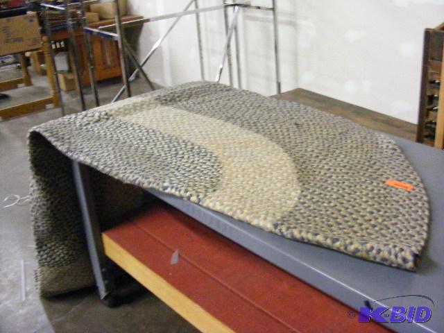 Braided Carpet Rug. Approx 8 long x 6 wide....