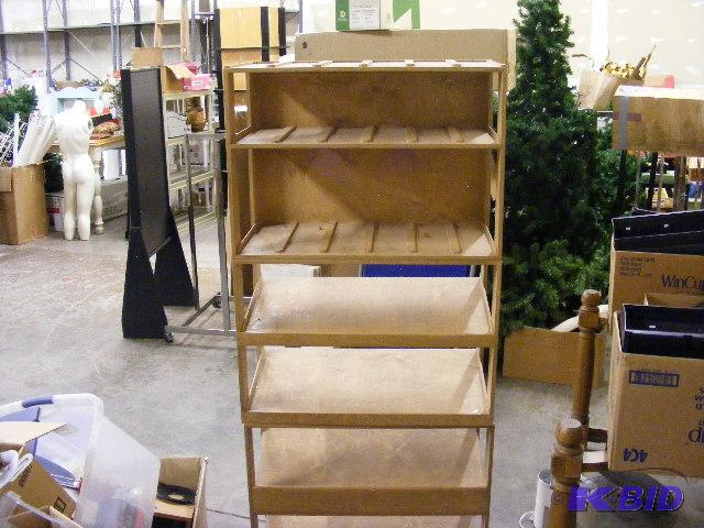 Shelf Unit, all wood. 67 tall x 28 wide x...