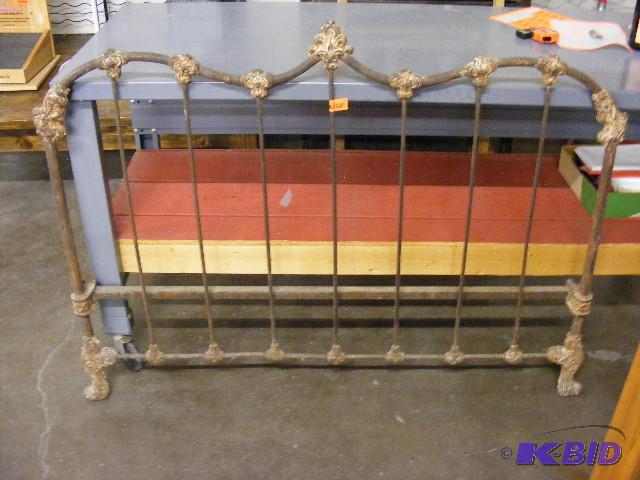 Wrought Iron Bed Frame Headboard only. 52 w...