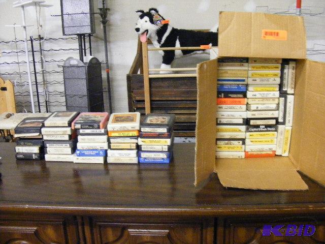 65 8 track tapes...