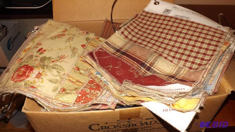 Box of Tapestry or Upholestry Samples, by Hic...
