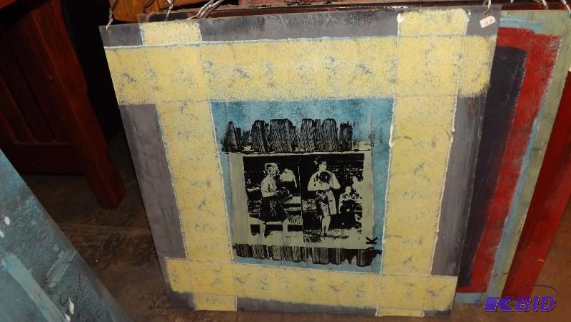 Paintings, or screen Printed Pictures. Painte...