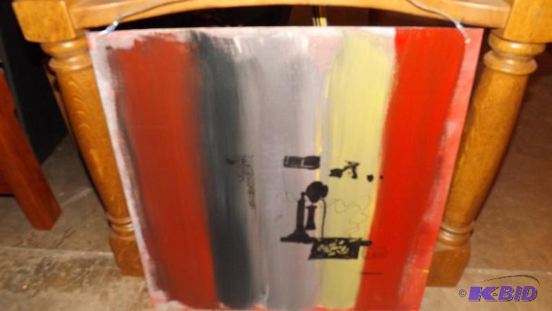 Paintings, or screen Printed Pictures. Painte...