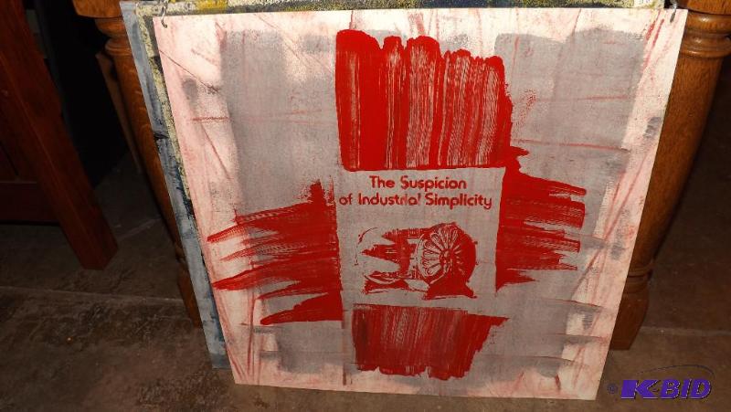 Paintings, or screen Printed Pictures. Painte...