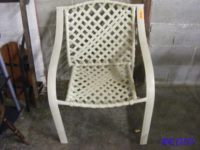 Metal Chair with no cushions...