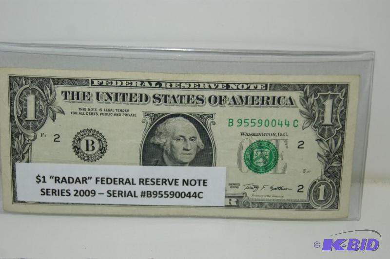 $1 Radar Reserve Note