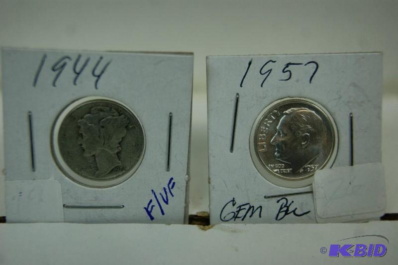 Roosevelt & Mercury Dimes