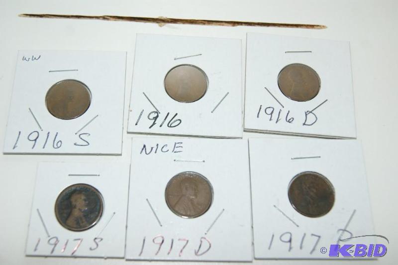 Copper Wheat Pennies