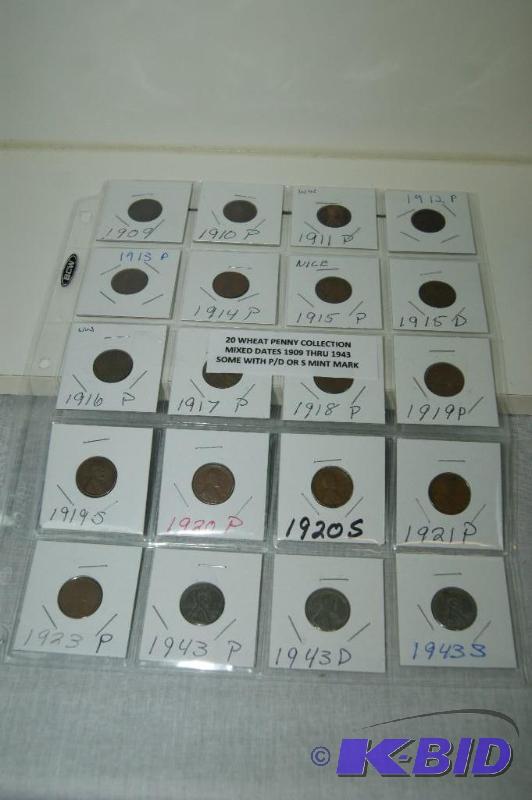 Mixed Dates Wheat Pennies
