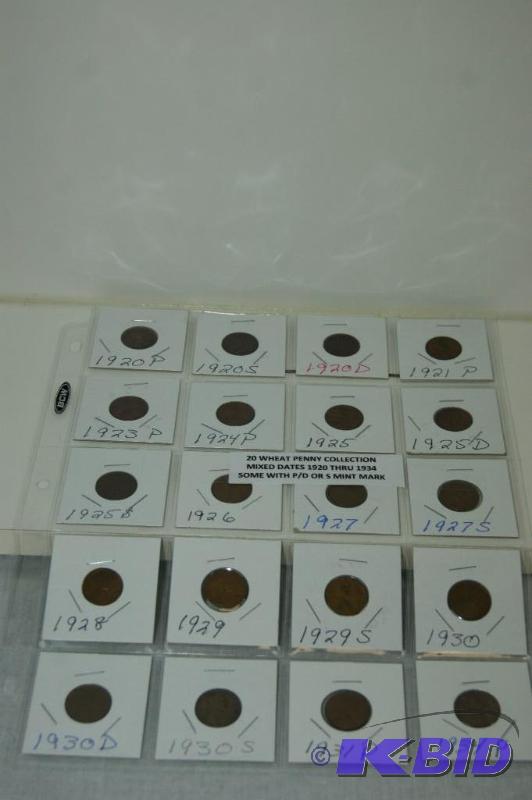Mixed Dates Wheat Pennies