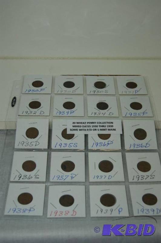 Mixed Dates Wheat Pennies