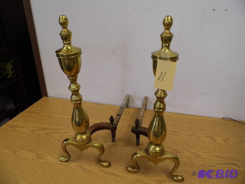 Brass Andirons
