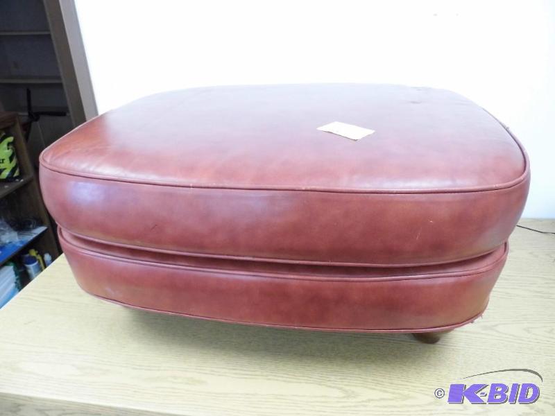 Leather Ottoman