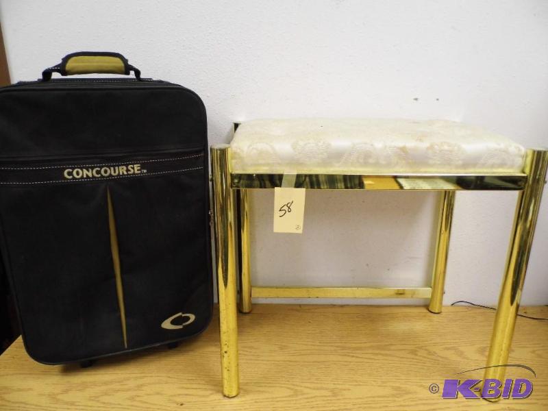 Suitcase & Bench