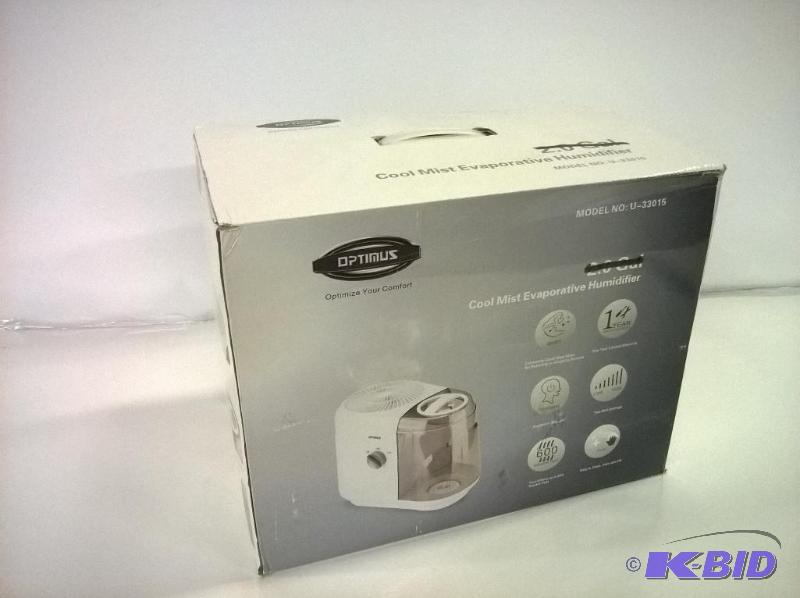 lot 14 image: Optimus U-33015 1-Gallon Cool Mist Evaporative Humidifier