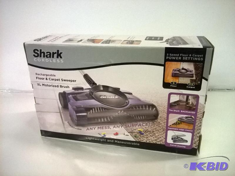 lot 19 image: Shark 13 Rechargable Floor & Carpet Sweeper (V2950)