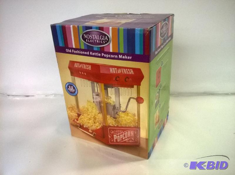 lot 27 image: Nostalgia Electrics KPM200 Kettle Popcorn Popper