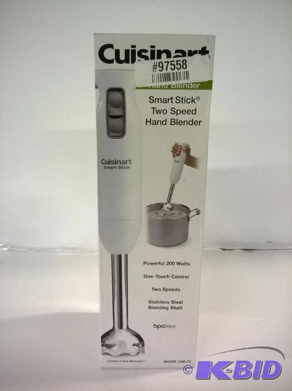 lot 30 image: Cuisinart CSB-75 Smart Stick 2-Speed Hand Blender