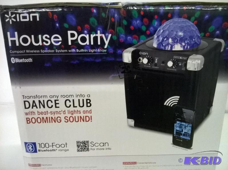 lot 34 image: ION House Party Portable Sound System with Light Show
