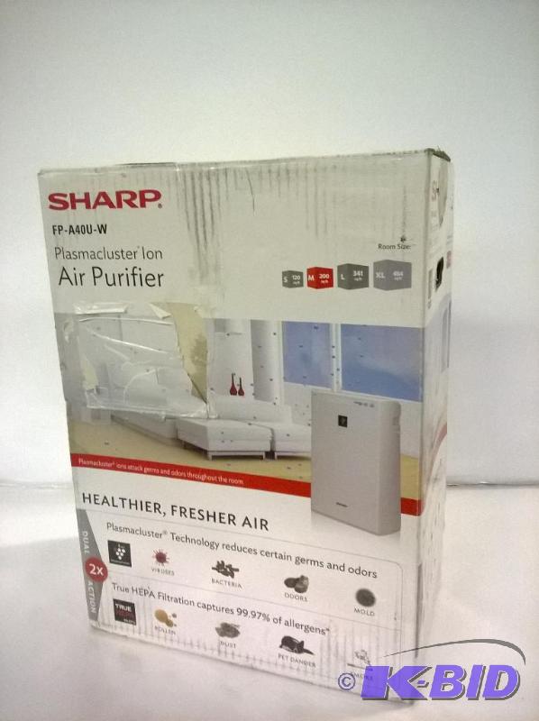 lot 35 image: Sharp FPA40UW Plasmacluster Ion HEPA  Air Purifier