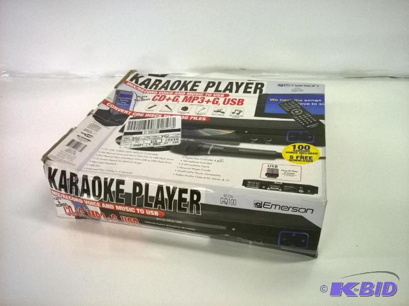 lot 39 image: Emerson GQ100 Karaoke Player