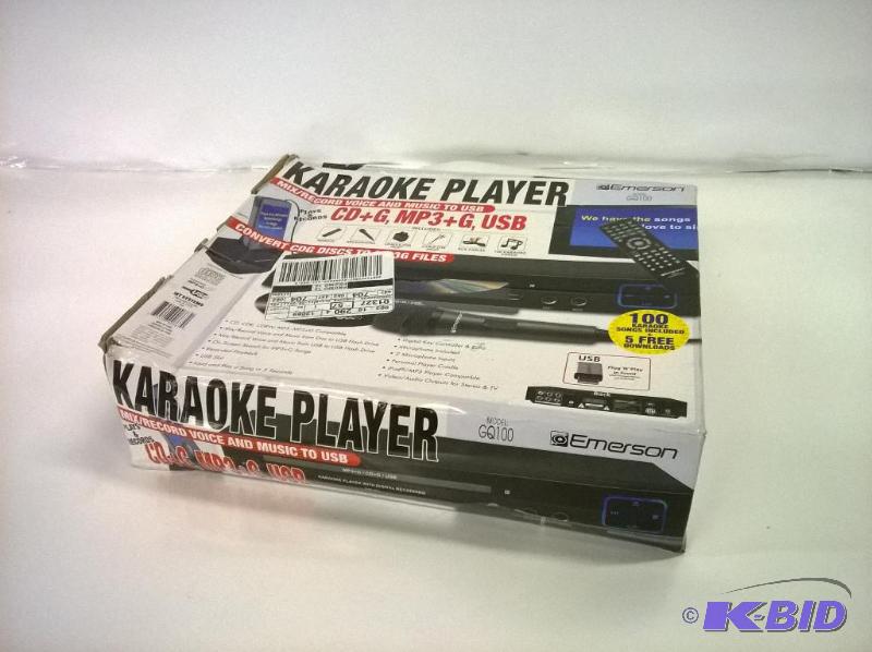 lot 40 image: Emerson GQ100 Karaoke Player