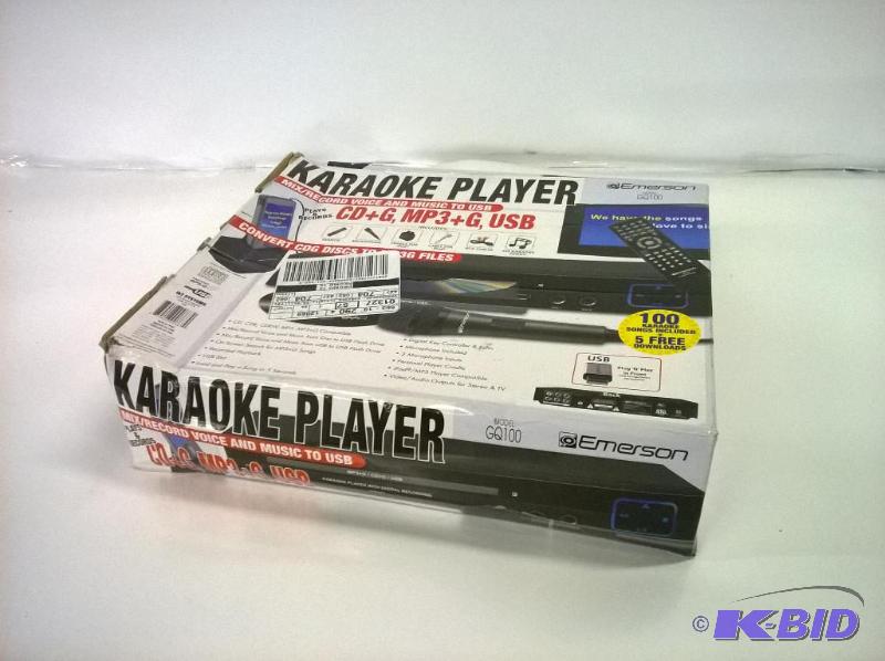 lot 41 image: Emerson GQ100 Karaoke Player