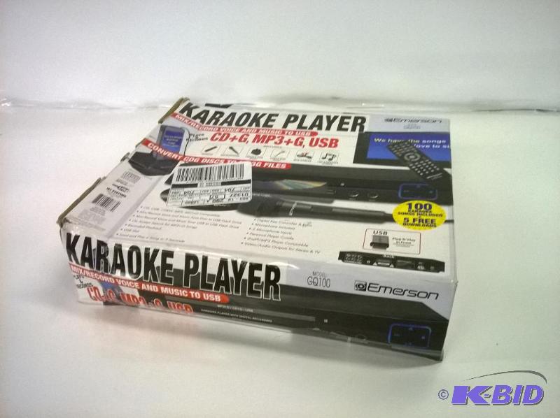 lot 42 image: Emerson GQ100 Karaoke Player