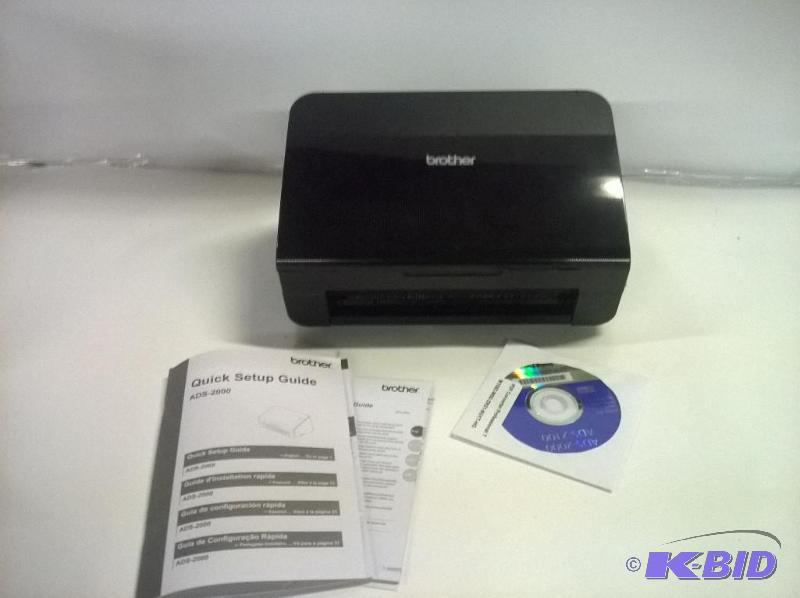 lot 54 image: Brother ADS-2000 High Speed Document Scanner, damaged hinge