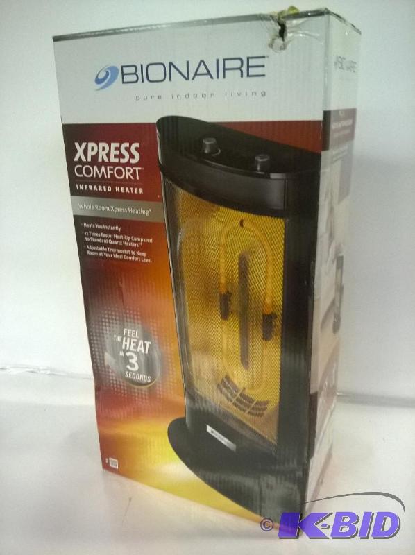 lot 55 image: Bionaire Instant Comfort Infrared Heater, BHH7522M-BM