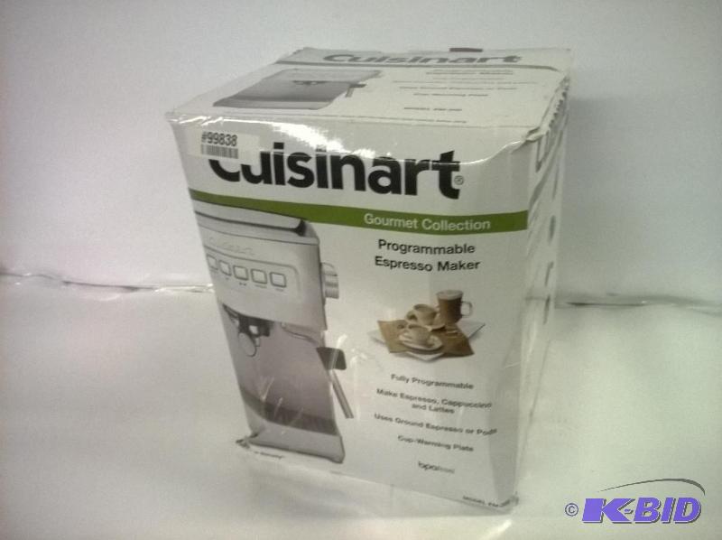 lot 61 image: Cuisinart EM-200 Programmable Espresso Maker