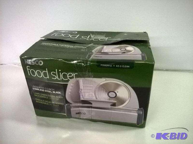 lot 8 image: Nesco FS-150PR Professional 150-Watt Food Slicer