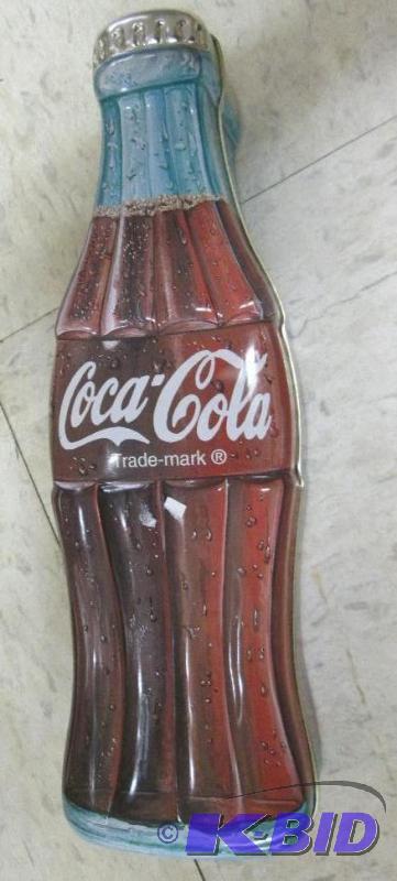 lot 106 image: Coca Cola bottle tin...