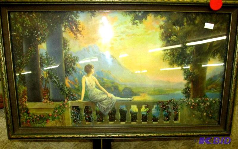 lot 58 image: Framed print, Vintage R.Atkinson Fox - Enchan...