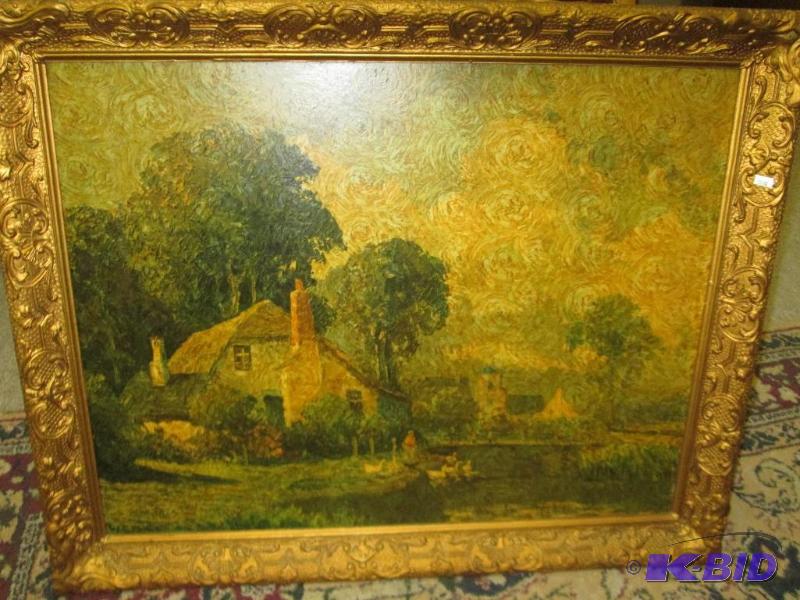 lot 62 image: 32 x 26 inch framed print...