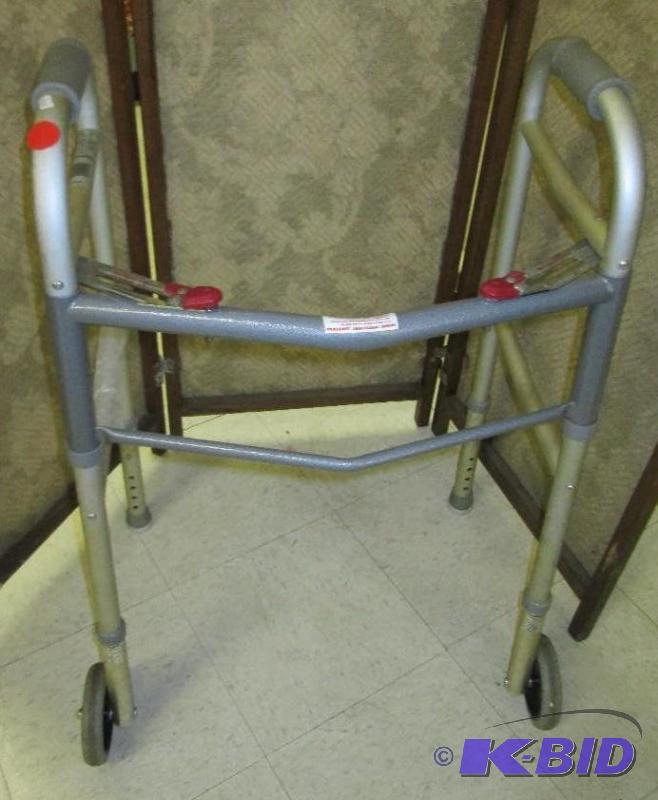 lot 92 image: Guardian Sunrise folding walker...