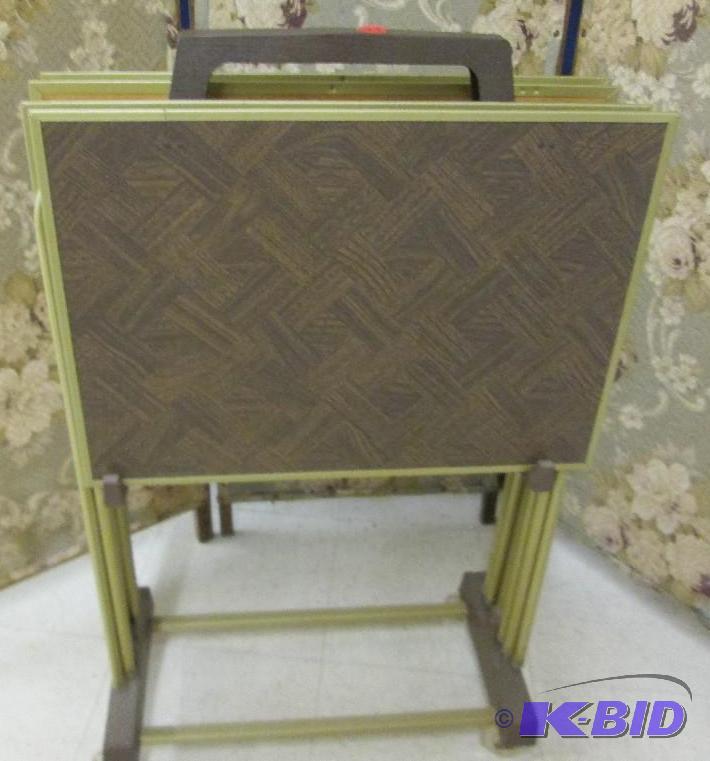 lot 97 image: Vintage TV Tray stand...