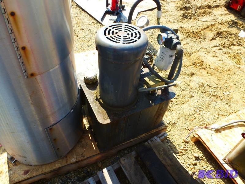 Hydraulic Power unit Has Baldor 3 phase elec...