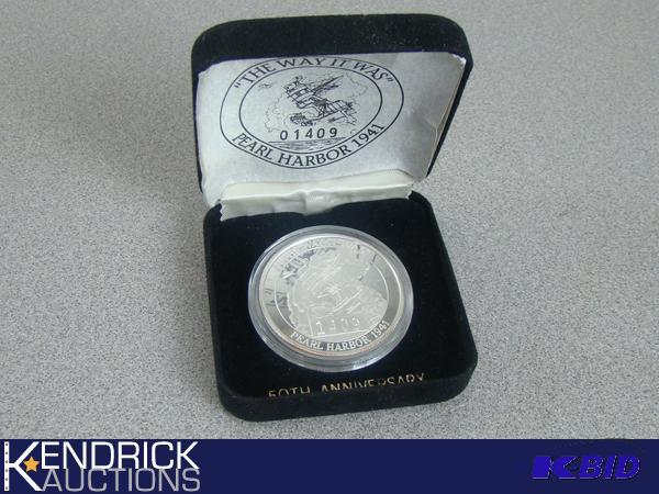 1 Troy Ounce .999 Fine Silver Pearl Harbor Commemorative Proof Coin