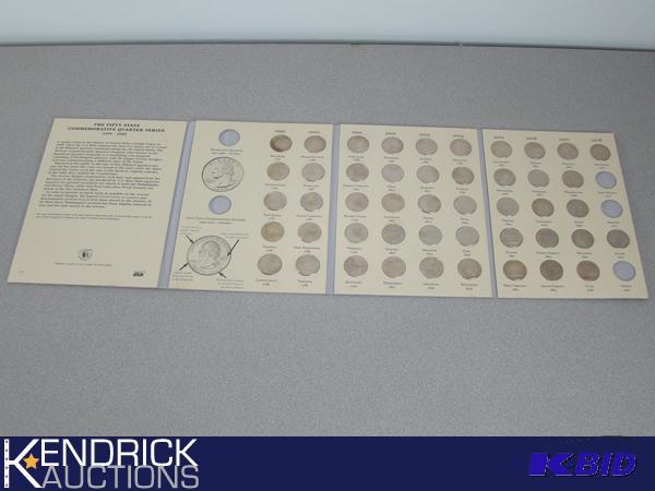 Set of Uncirculated State Quarters in Whitman Folder