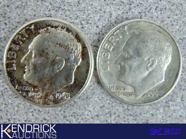 2 - Roosevelt 90% Silver Dimes