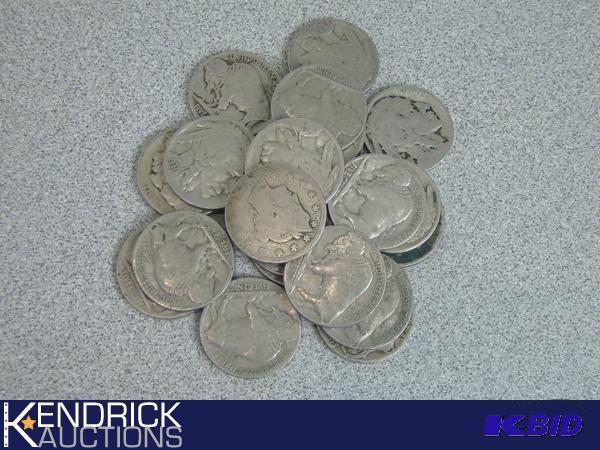21 Buffalo Nickels