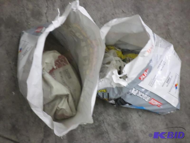 lot 34 image: Lot Of Partial Bags Of Cement...