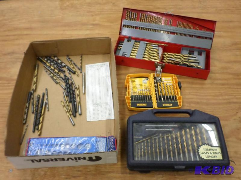 lot 50 image: Lot Of Misc Drill Bit Sets & Etc...