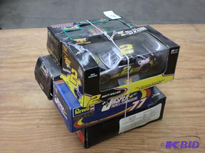 lot 60 image: (6) Various Die-Cast Cars With Boxes...