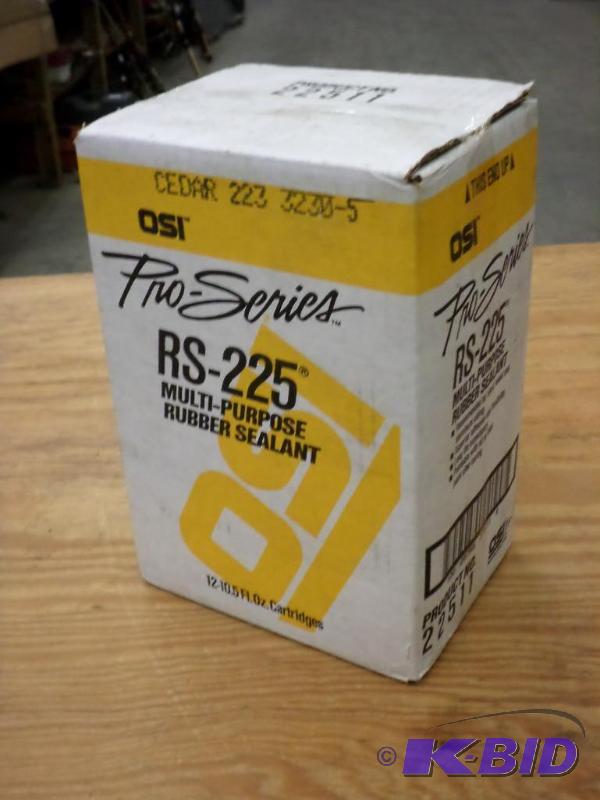 lot 70 image: 12-Pack Of RS-225 Rubber Sealant, 10.5oz Tube...