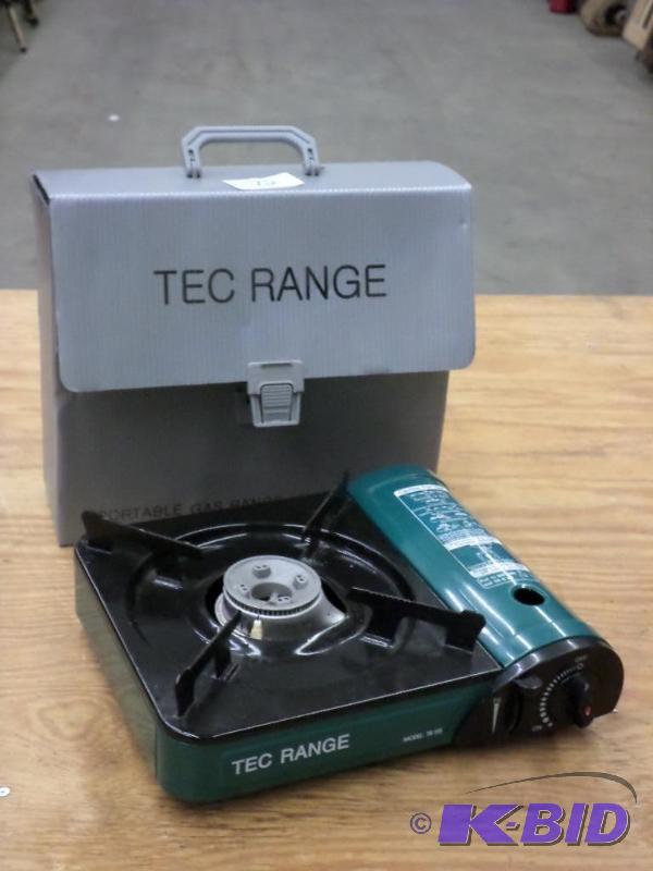 lot 72 image: TR-153 Portable Gas Range With Case...