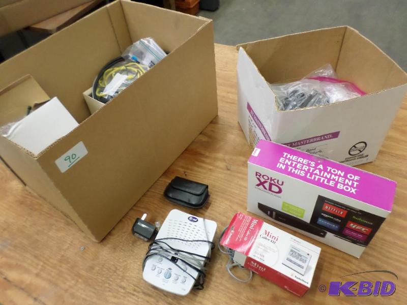 lot 90 image: Lot Of Roku HD Set, Call ID, Phones, Etc...