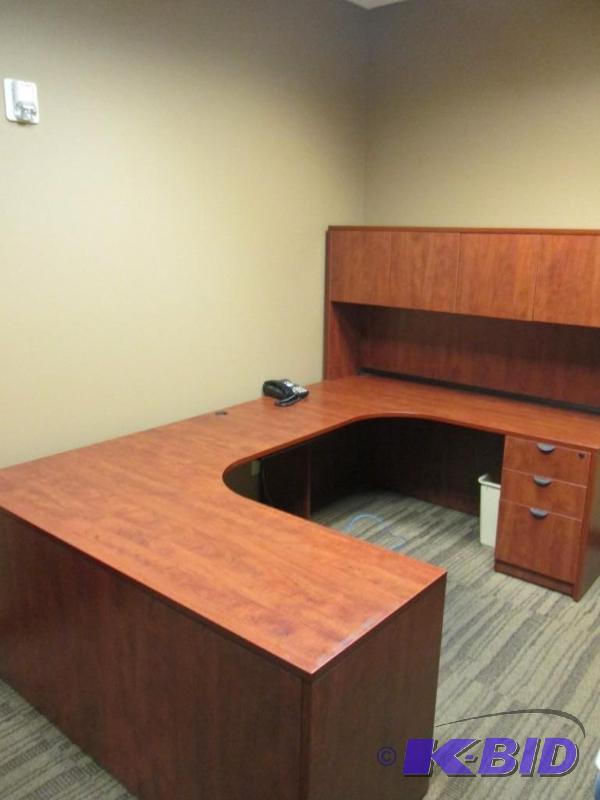 Office Computer Desk (Cherry Wood)