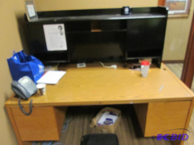 Office Computer Desk and Cabinet